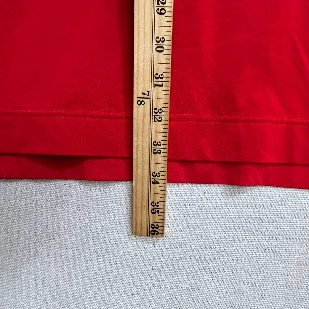 FootJoy FJ Athletic Fit Golf Polo Shirt Mens 2XL Red Striped Performance Stretch